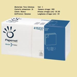 TOVAGLIOLI 1V BIANCHI cm33x33 300x18 Pz.ART.415237 [PAPERNET119]