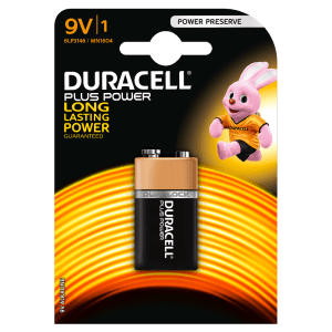 DURACELL 9V VOLT 1Pz.x 10 PILE [DURACELL120]