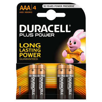 DURACELL AAA MINI STILO 4Pz.x 10 PIL [DURACELL105]
