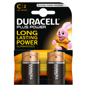 DURACELL C MEZZA TORCIA 2Pz.x 10 PIL [DURACELL115]