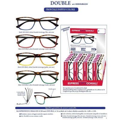 DOUBLE EXPO OCCHIALI x 24 Pz.V.9,90 [ESPRESSO115]