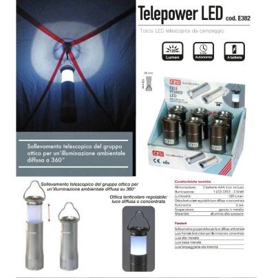 TELE POWER LED x 6 Pz.COD.E382 [DURACELL360]