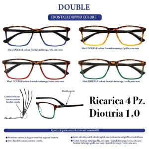 DOUBLE ESPRESSO RICARICA x 4 Pz.V.9,90 DIOTRIA 1,0 [ESPRESSO175]