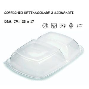 COPERCHIO X CONT.NERO 2 SCOMP300+600. x 75 Pz.ART.HOT52872 [DAMPE126]