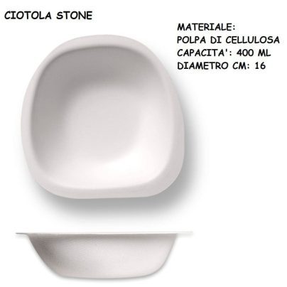 CIOTOLA STONE 400 Ml x 50 Pz. ART.JP71120 [DAMPE150]