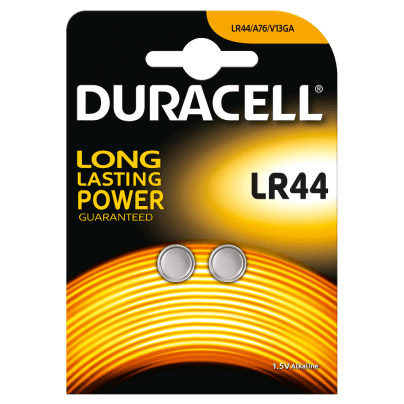 DURACELL 1,5V LR44 2Pz x 10 MICROPILA [DURACELL155]