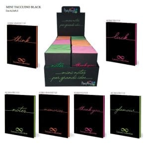 MINI NOTES BLACK EXPO x 96 Pz. V.1,50 ART.20CA05 [MARPIMAR400]