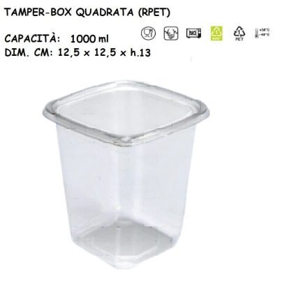 CONTENITORE TAMPER RESISTANT 1000 Ml x 50 Pz. ART.R63540 [DAMPE165]