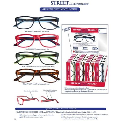 STREET EXPO OCCHIALI x 24 Pz.V.9,90 [ESPRESSO119]