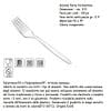 MINI FORCHETTA TRASP.9,5cm x 50 Pz. ART.F0013 [LEONE295]