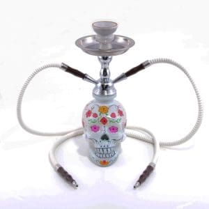 NARGHILE TESCHIO BIANCO 2 TUBI x 1 Pz.(45 cm) [NARGHILE0230095]