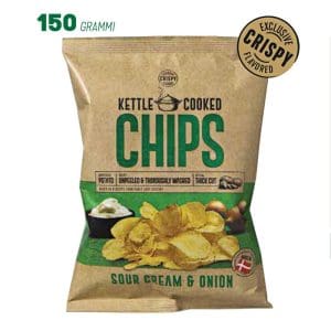 KETTLE CHIPS SOUR CREAM&ONION Gr.150 x 15 PZ. [DULCIS360]