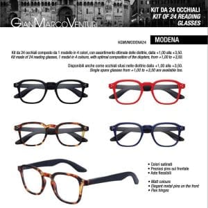 KIT MODENA EXPO OCCHIALI GMV x 24 Pz.V.10,90 [ESPRESSO130]