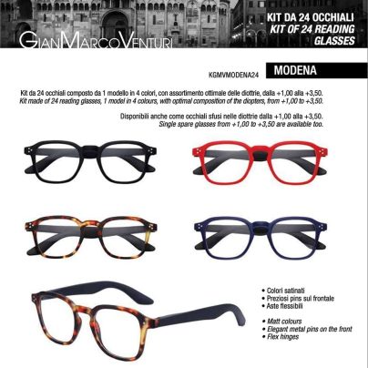 KIT MODENA EXPO OCCHIALI GMV x 24 Pz.V.10,90 [ESPRESSO130]