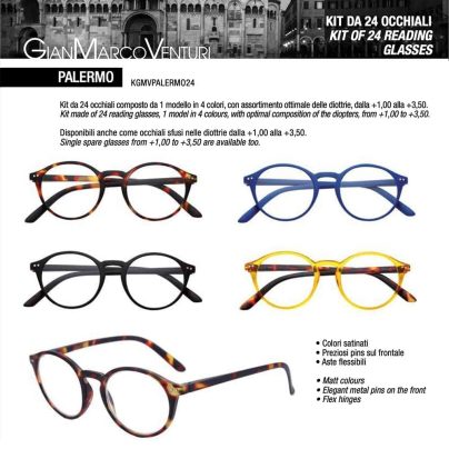 KIT PALERMO EXPO OCCHIALI GMV x 24 Pz.V.10,90 [ESPRESSO131]