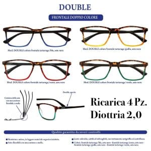 DOUBLE ESPRESSO RICARICA x 4 Pz.V.9,90 DIOTRIA 2,0 [ESPRESSO185]