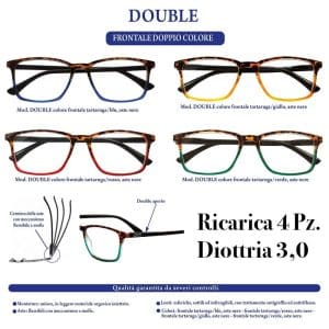 DOUBLE ESPRESSO RICARICA x 4 Pz.V.9,90 DIOTRIA 3,0 [ESPRESSO195]