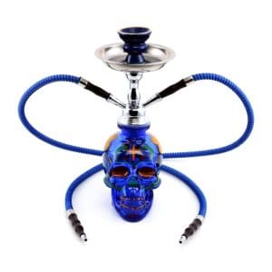 NARGHILE LA CATRINA BLU 2 TUBI x 1 Pz. (45 cm) [NARGHILE0230098]