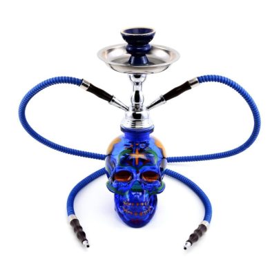 NARGHILE LA CATRINA BLU 2 TUBI x 1 Pz. (45 cm) [NARGHILE0230098]