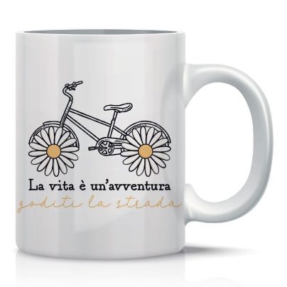 TAZZA LA VITA E' UN'AVVENTURA x 1 Pz. V.9,50 ART.21TT11 [MARPIMAR359]