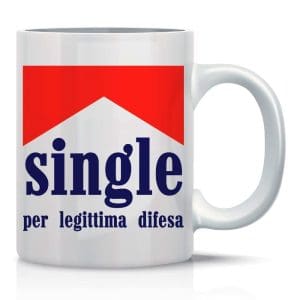 TAZZA SINGLE PER LEGITTIMA DIFESA x 1 Pz. V.9,50 ART.TTB19 [MARPIMAR360]