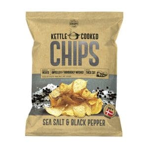 KETTLE CHIPS SALT AND PEPPER Gr.150 x 15 PZ. [DULCIS355]