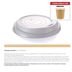 TAPPO BIANCO PICCOLO CAFFE' 3oz x 100 Pz. [BIBO141]