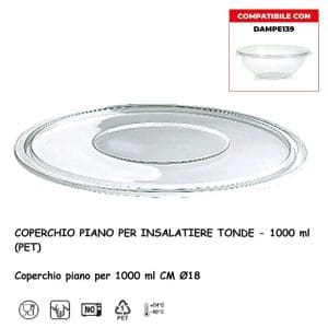 COPERCHIO TRASPARENTE X INS.1000 Ml x 60 Pz. ART.DOM51032N [DAMPE138]