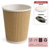 BICCHIERE CARTA GRANDE CAPPUCCIO (ML360) 12oz x 25 Pz.JBR003 [DAMPE192]