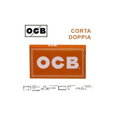 OCB CORTA DOPPIA ORANGE x 25 Pz.(COMPRESA ACCISA €10,80) [OCB103]