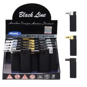 ACCENDINO PIPA MULTIJEL BLACK RUBBER x 20 Pz. 2516500 [TROBER118]