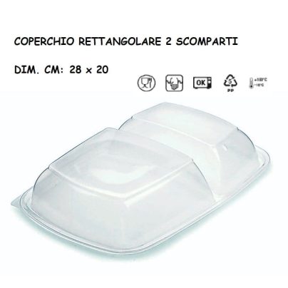 COPERCHIO X CONT.NERO 2 SCOMP.1300 ML x 50 Pz.ART.HOT53172 [DAMPE125]