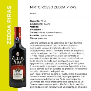 MIRTO ROSSO CL.70 BOT. 32? ZEDDA PIRAS [CAMPARIMIRTO100]