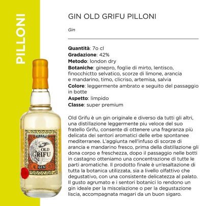 GIN OLD PILLONI 42% x CL.70 [COCACOLA830]