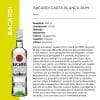 BACARDI CARTA BLANCA RUM 37,5? x CL.100 [MARTINI110]