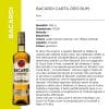 BACARDI CARTA ORO RUM 37,5? x Cl.100 [MARTINI115]