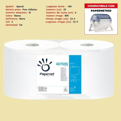 BOBINONE ECONOMICO x 2 Pz.ART.407565 [PAPERNET100]