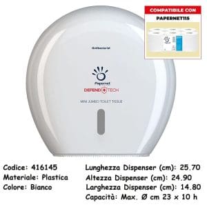 DISPLAY MINIJUMBO WHITE x 1 Pz. ART.416145 [PAPERNET600]