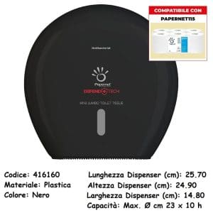 DISPLAY MINIJUMBO BLACK x 1 Pz. ART.416160 [PAPERNET601]