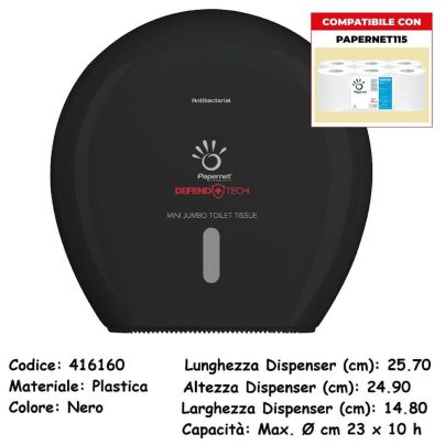 DISPLAY MINIJUMBO BLACK x 1 Pz. ART.416160 [PAPERNET601]