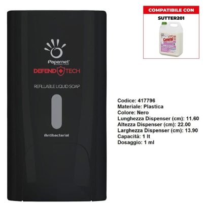 DISPLAY SAPONE LIQUIDO NERO x 1 Pz. ART.417796 [PAPERNET626]