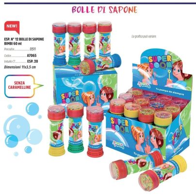 BOLLE SAPONE x 12 Pz. ROSSINIS [ROSSINIS181]