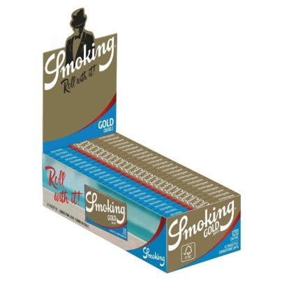 SMOKING DOUBLE ORO x 25 Pz.  (A00024007)(COMPRESA ACCISA €10,80) [SMOKING110]