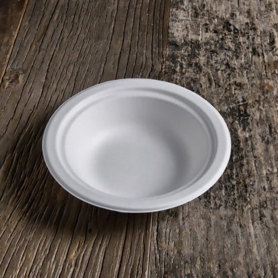 PIATTO FONDO IN CELLULOSA DA 400 ML. PZ.50 [USOBIO130]