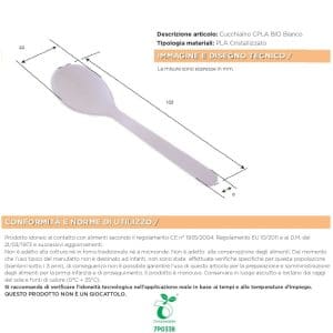 CUCCHIAINO BIO CPLA cm 10 x 100 Pz. N269 [SDG355]