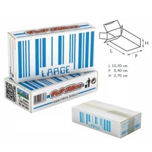 ASTUCCINI VUOTI LARGE x 250 Pz.POPFILTERS [POPFILTERS120]