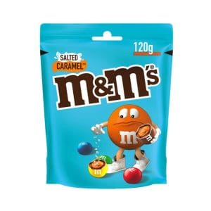 M&M's POUCH CARAMEL SALTED Gr.120 x 12 Pz. [MARS865]