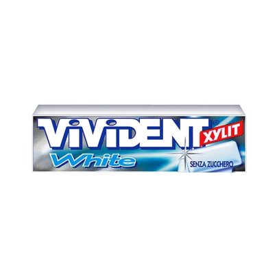 VIVIDENT WHITE PEPPERMINT SMILE STICKS x 40 Pz. [PERFVIVID105]