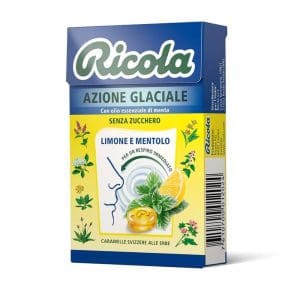 RICOLA LIMONE MENTOLO AZION GLAC.AST. x 20 Pz. [RICOLA125]