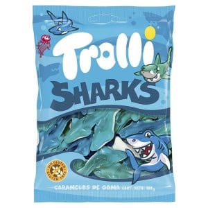 SHARKS BUSTA Gr.100 x 12 Pz.TROLLI [CADO545]